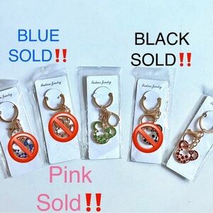 Disney CHOOSE ONE: Minnie Mouse Keychain Bag Charm NWT
